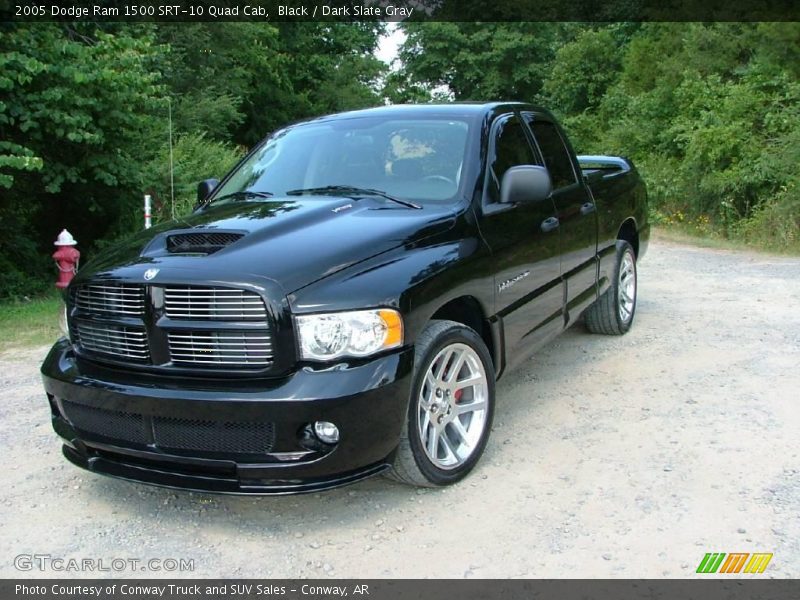 Black / Dark Slate Gray 2005 Dodge Ram 1500 SRT-10 Quad Cab
