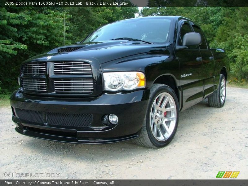Black / Dark Slate Gray 2005 Dodge Ram 1500 SRT-10 Quad Cab