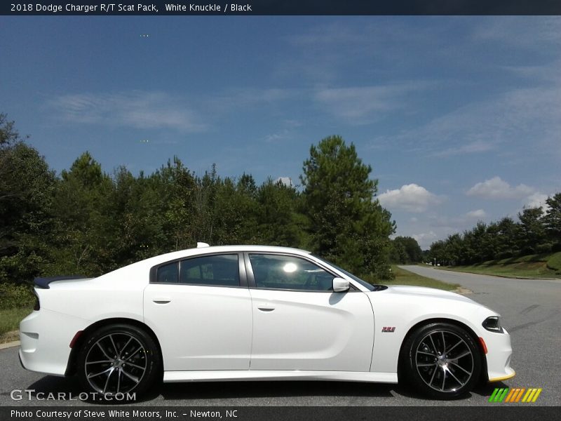 White Knuckle / Black 2018 Dodge Charger R/T Scat Pack