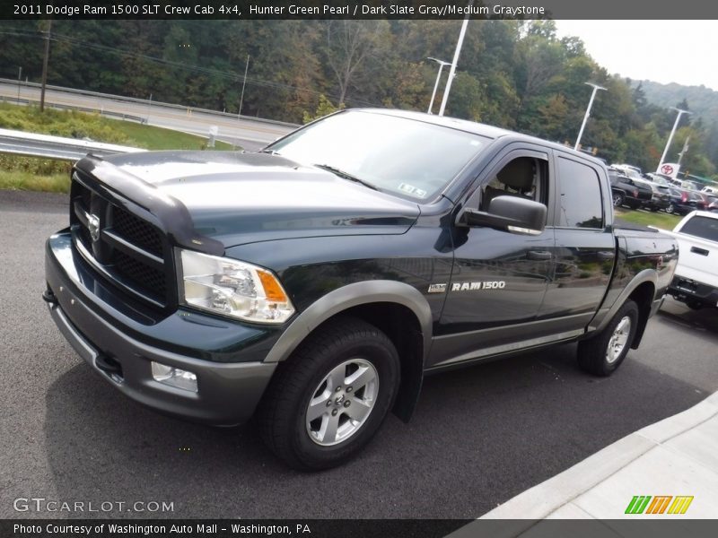 Hunter Green Pearl / Dark Slate Gray/Medium Graystone 2011 Dodge Ram 1500 SLT Crew Cab 4x4