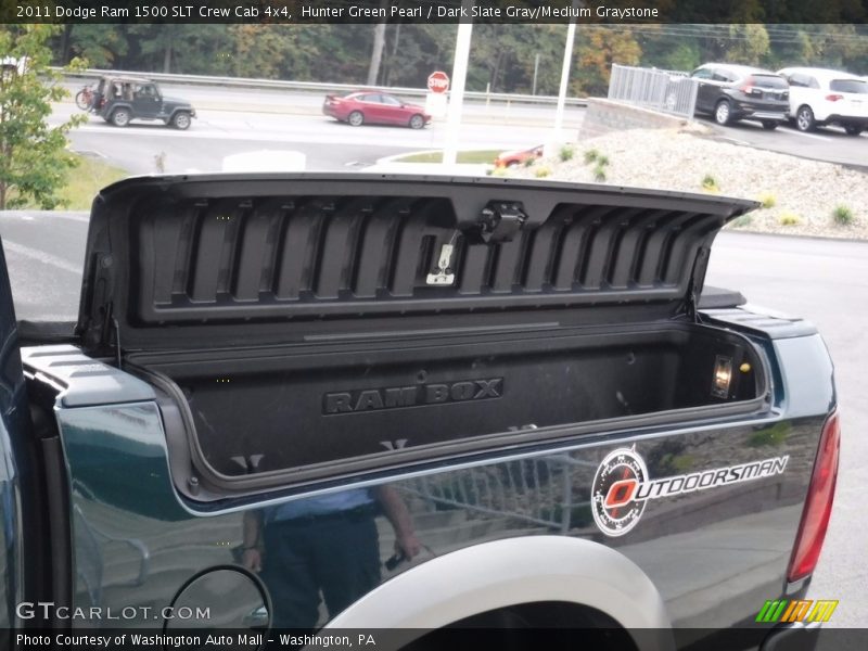 Hunter Green Pearl / Dark Slate Gray/Medium Graystone 2011 Dodge Ram 1500 SLT Crew Cab 4x4