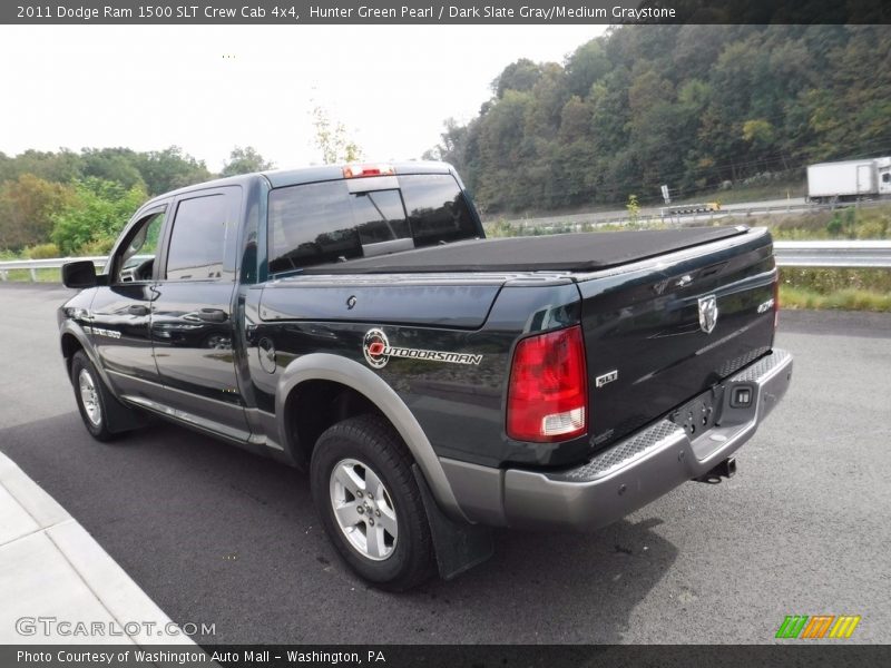 Hunter Green Pearl / Dark Slate Gray/Medium Graystone 2011 Dodge Ram 1500 SLT Crew Cab 4x4