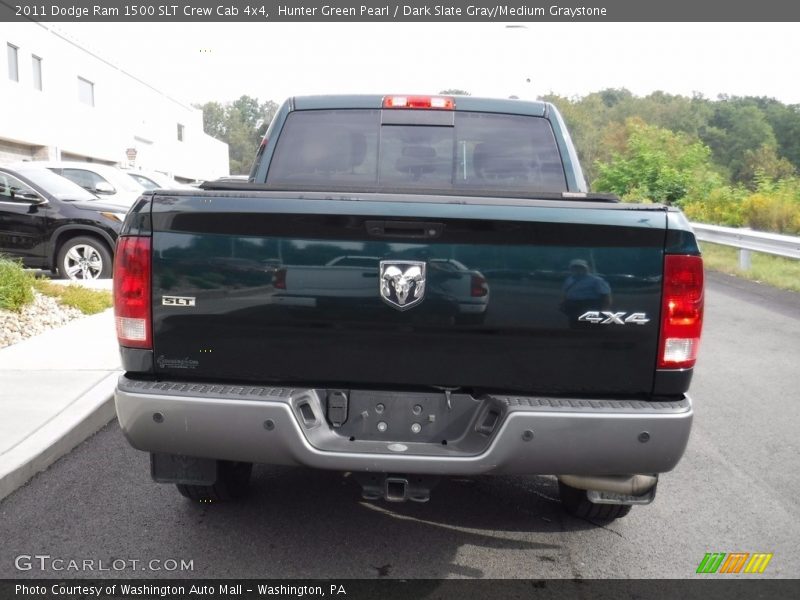 Hunter Green Pearl / Dark Slate Gray/Medium Graystone 2011 Dodge Ram 1500 SLT Crew Cab 4x4