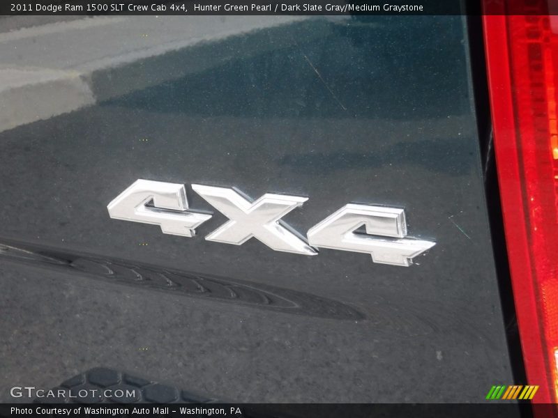 Hunter Green Pearl / Dark Slate Gray/Medium Graystone 2011 Dodge Ram 1500 SLT Crew Cab 4x4