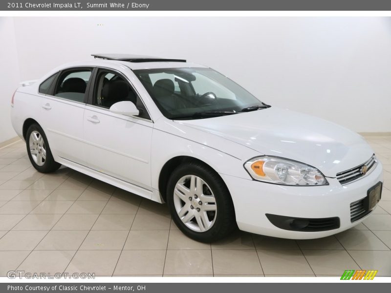 Summit White / Ebony 2011 Chevrolet Impala LT