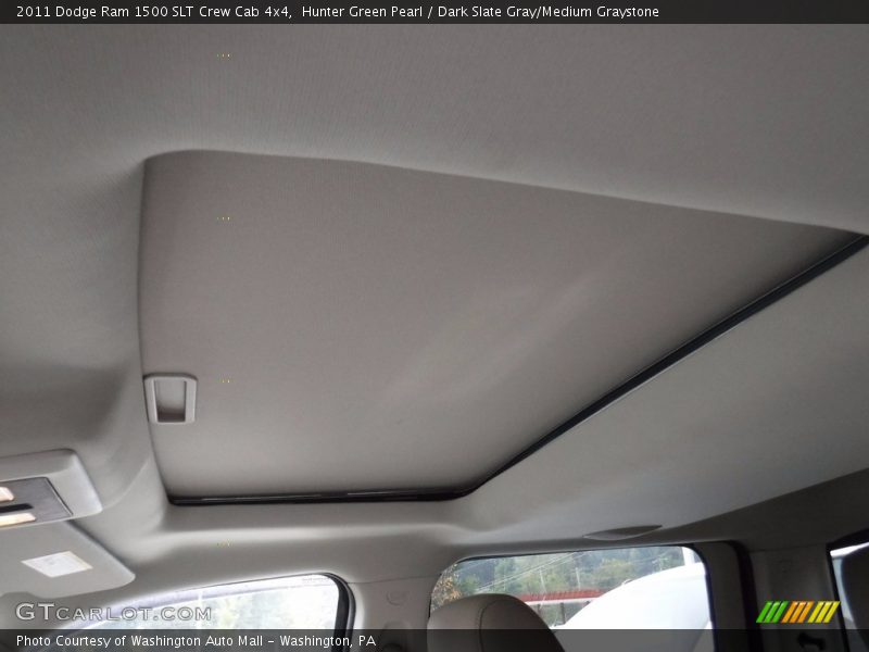 Hunter Green Pearl / Dark Slate Gray/Medium Graystone 2011 Dodge Ram 1500 SLT Crew Cab 4x4