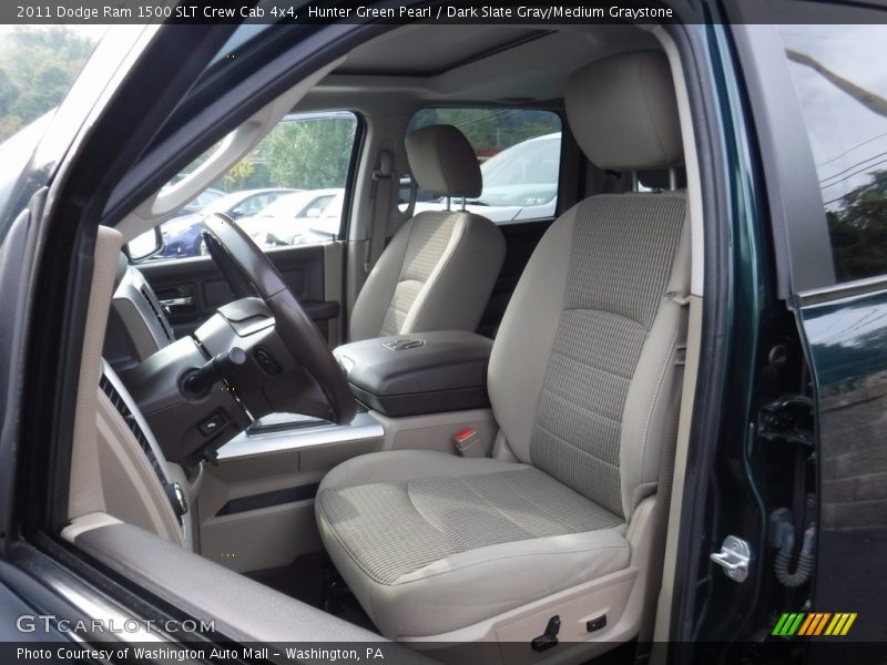 Hunter Green Pearl / Dark Slate Gray/Medium Graystone 2011 Dodge Ram 1500 SLT Crew Cab 4x4