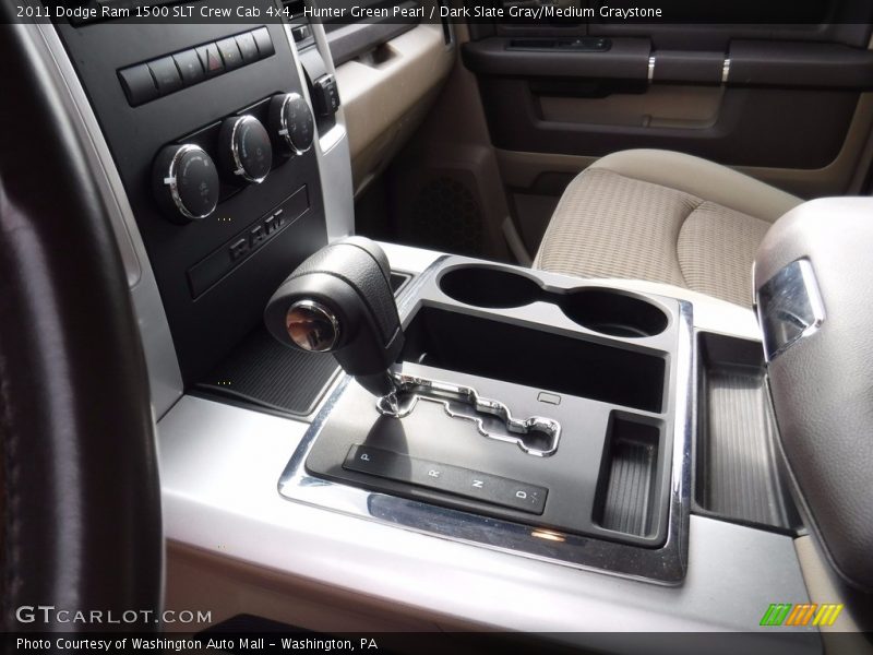 Hunter Green Pearl / Dark Slate Gray/Medium Graystone 2011 Dodge Ram 1500 SLT Crew Cab 4x4