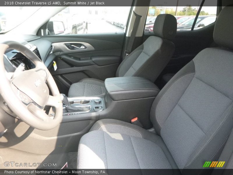 Summit White / Jet Black 2018 Chevrolet Traverse LS AWD