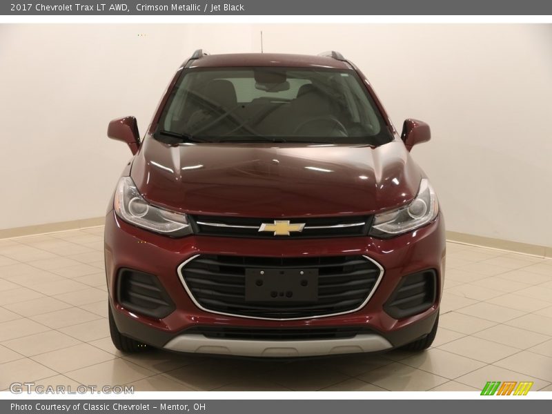 Crimson Metallic / Jet Black 2017 Chevrolet Trax LT AWD