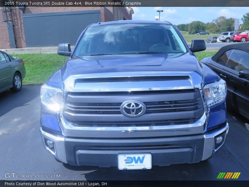 Blue Ribbon Metallic / Graphite 2015 Toyota Tundra SR5 Double Cab 4x4