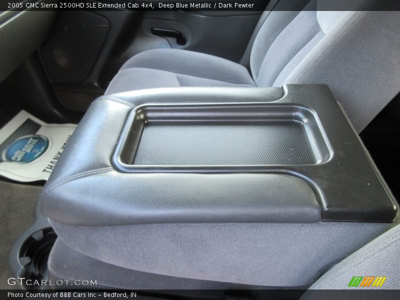 Deep Blue Metallic / Dark Pewter 2005 GMC Sierra 2500HD SLE Extended Cab 4x4