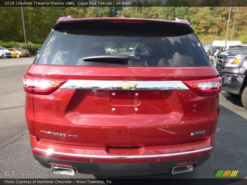 Cajun Red Tintcoat / Jet Black 2018 Chevrolet Traverse Premier AWD