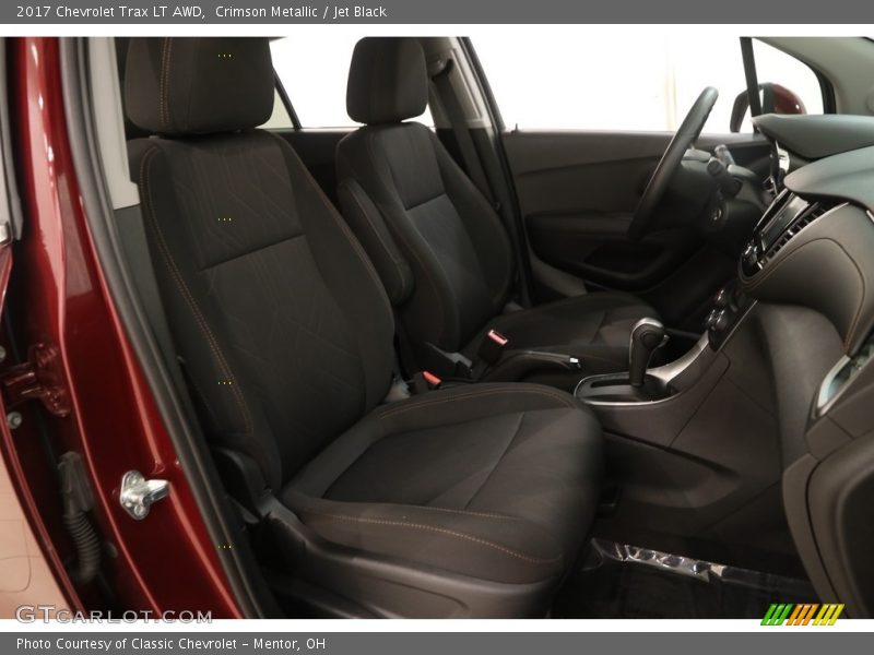 Crimson Metallic / Jet Black 2017 Chevrolet Trax LT AWD