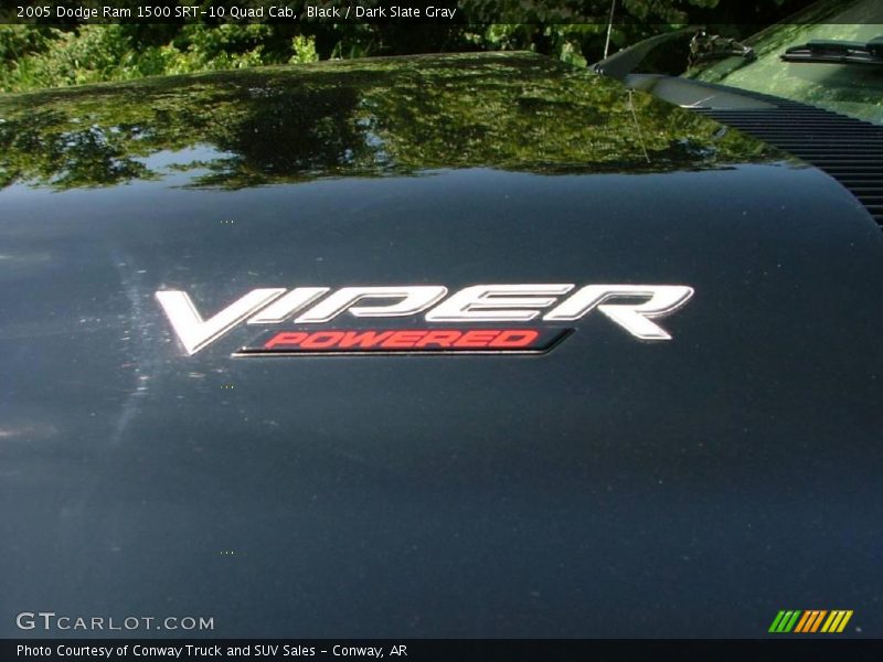 Black / Dark Slate Gray 2005 Dodge Ram 1500 SRT-10 Quad Cab