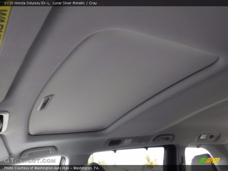Lunar Silver Metallic / Gray 2016 Honda Odyssey EX-L