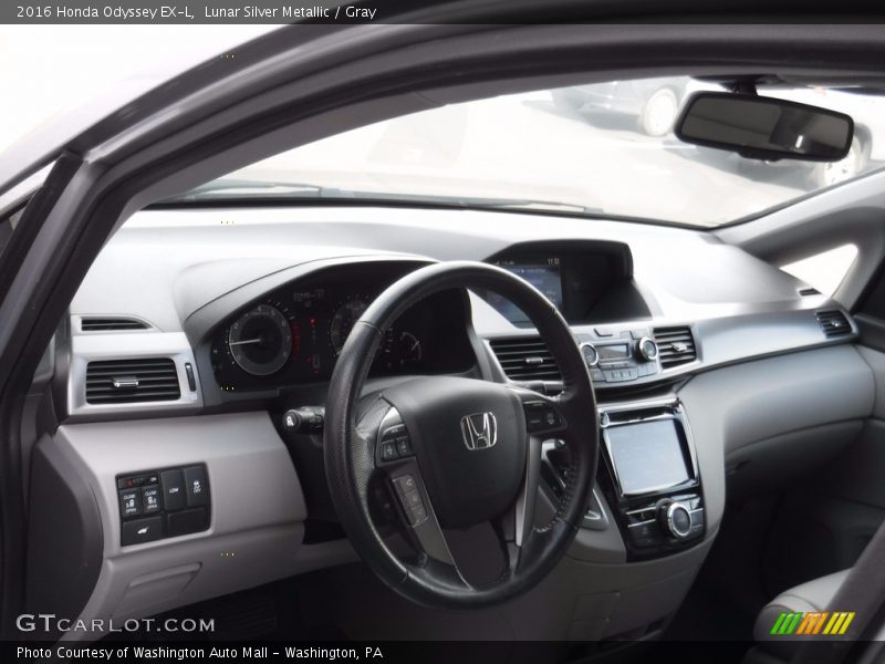 Lunar Silver Metallic / Gray 2016 Honda Odyssey EX-L