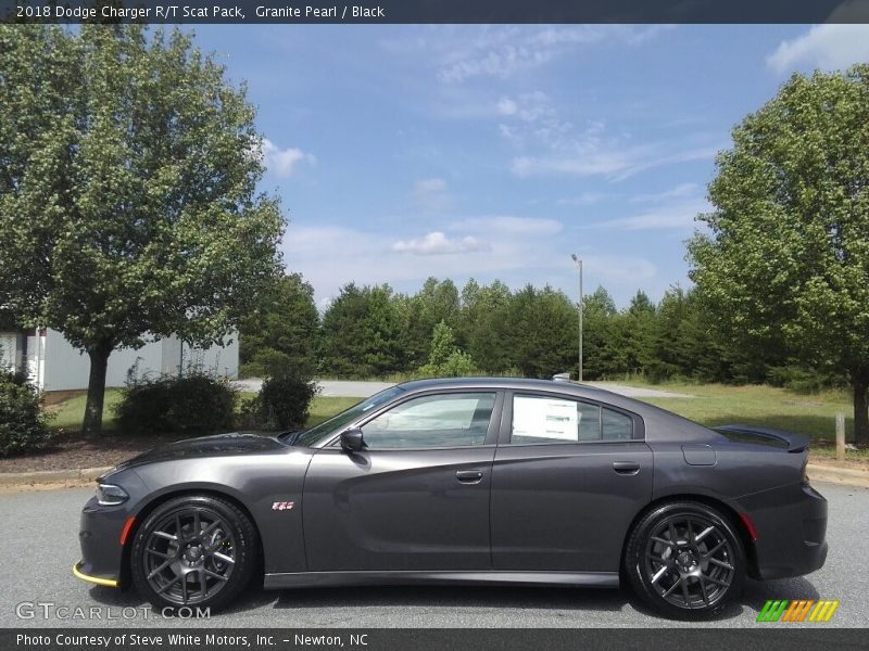 Granite Pearl / Black 2018 Dodge Charger R/T Scat Pack