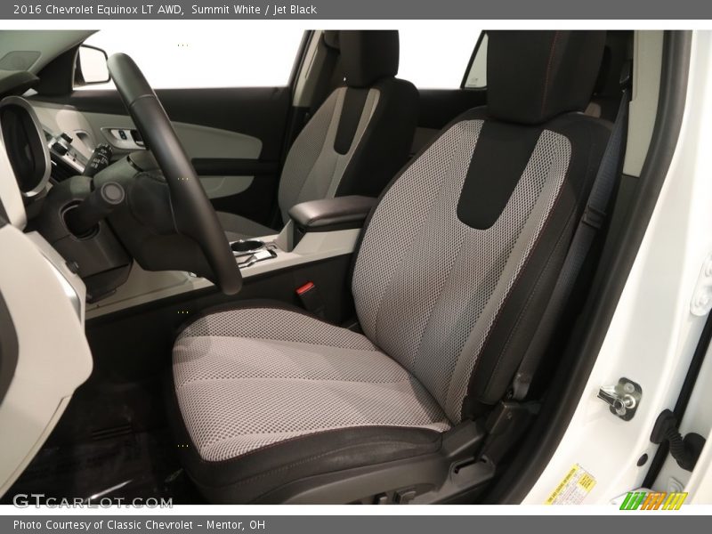 Summit White / Jet Black 2016 Chevrolet Equinox LT AWD