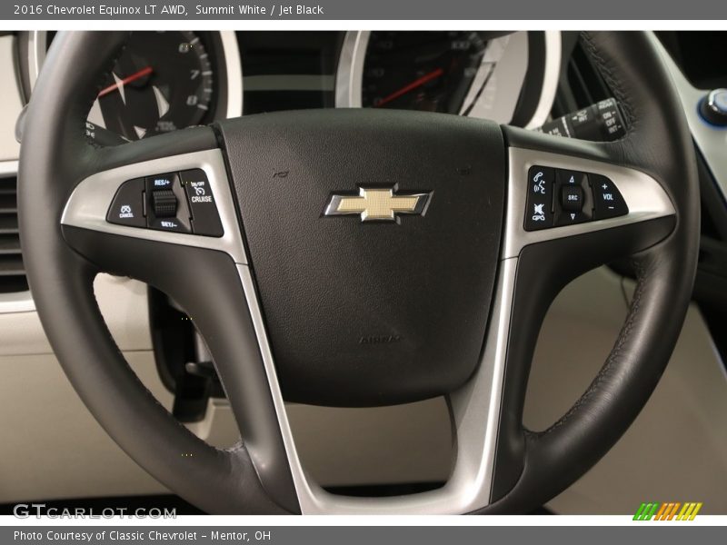Summit White / Jet Black 2016 Chevrolet Equinox LT AWD