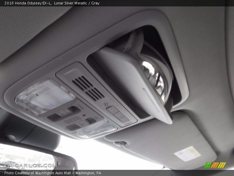 Lunar Silver Metallic / Gray 2016 Honda Odyssey EX-L