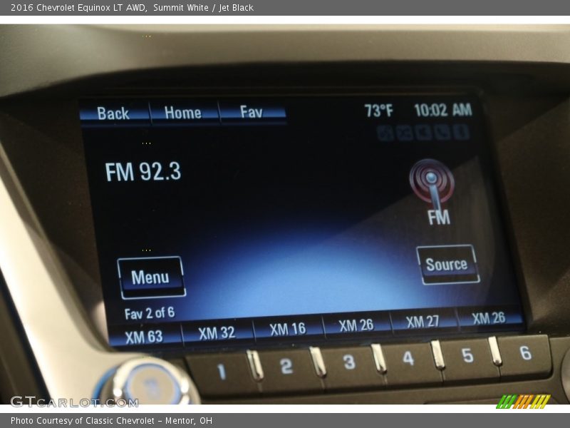 Summit White / Jet Black 2016 Chevrolet Equinox LT AWD