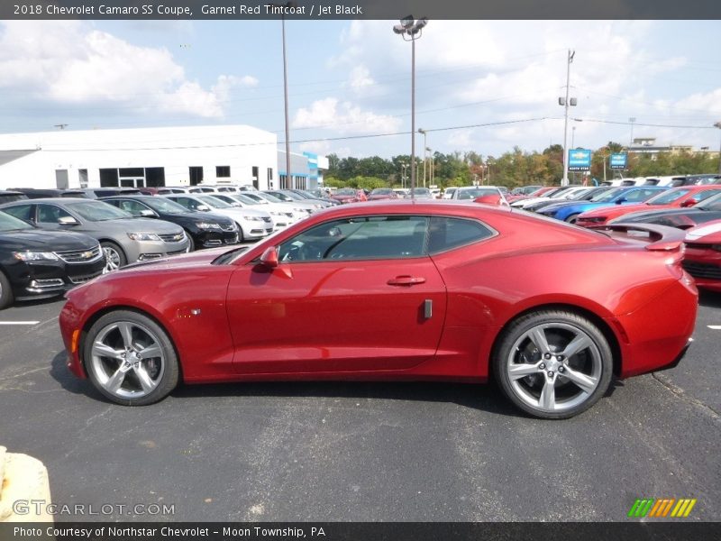 Garnet Red Tintcoat / Jet Black 2018 Chevrolet Camaro SS Coupe