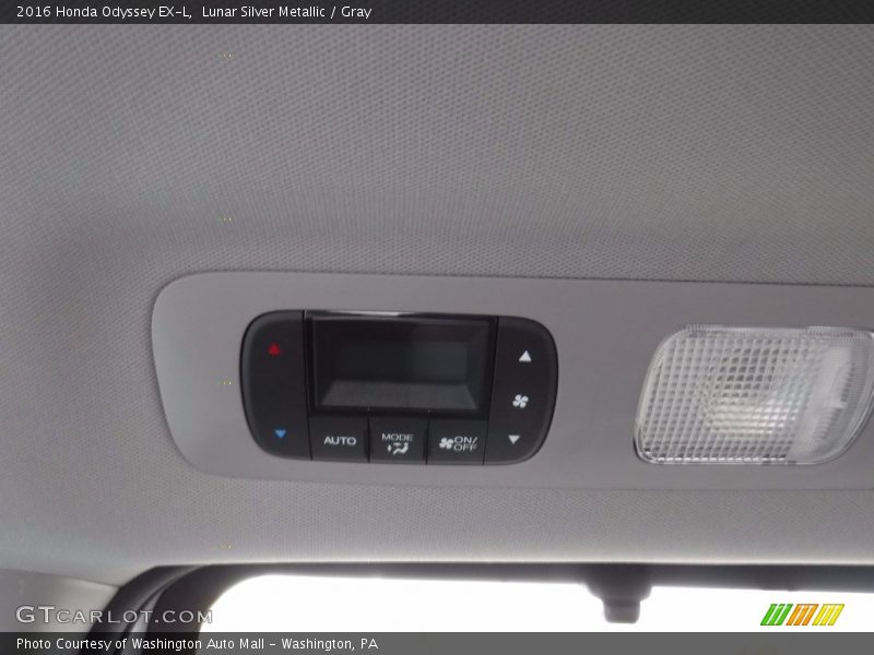 Lunar Silver Metallic / Gray 2016 Honda Odyssey EX-L