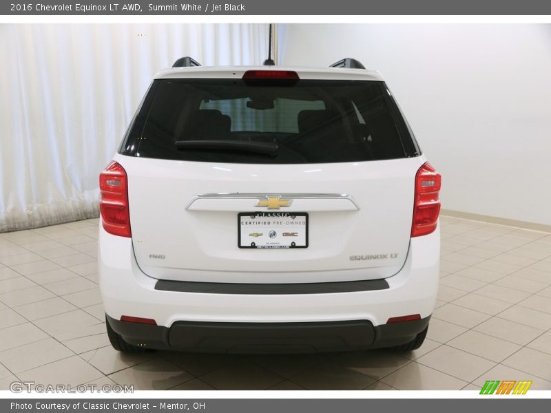 Summit White / Jet Black 2016 Chevrolet Equinox LT AWD