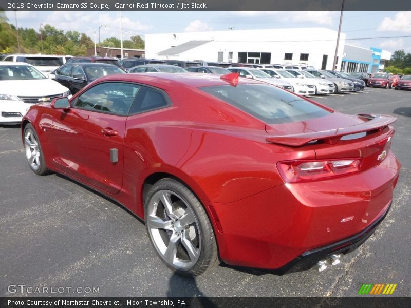 Garnet Red Tintcoat / Jet Black 2018 Chevrolet Camaro SS Coupe