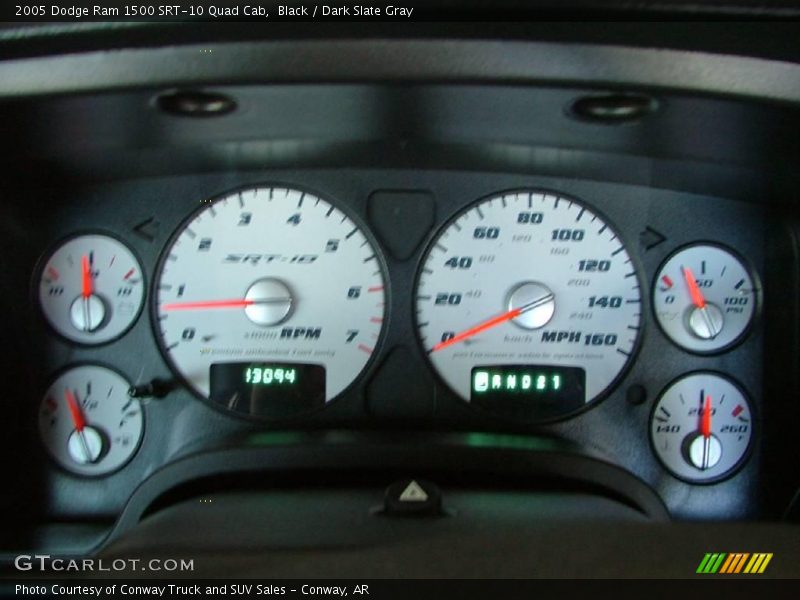Black / Dark Slate Gray 2005 Dodge Ram 1500 SRT-10 Quad Cab