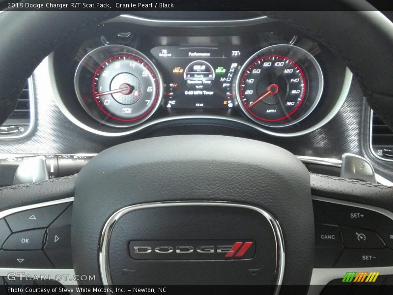 Granite Pearl / Black 2018 Dodge Charger R/T Scat Pack