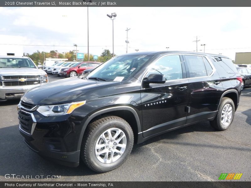 Mosaic Black Metallic / Jet Black 2018 Chevrolet Traverse LS
