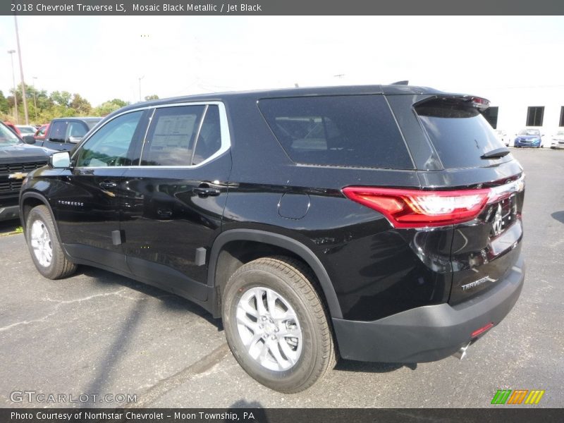 Mosaic Black Metallic / Jet Black 2018 Chevrolet Traverse LS