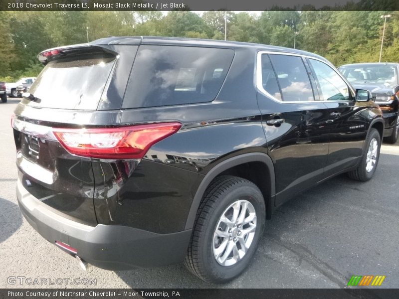 Mosaic Black Metallic / Jet Black 2018 Chevrolet Traverse LS