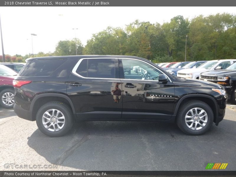 Mosaic Black Metallic / Jet Black 2018 Chevrolet Traverse LS