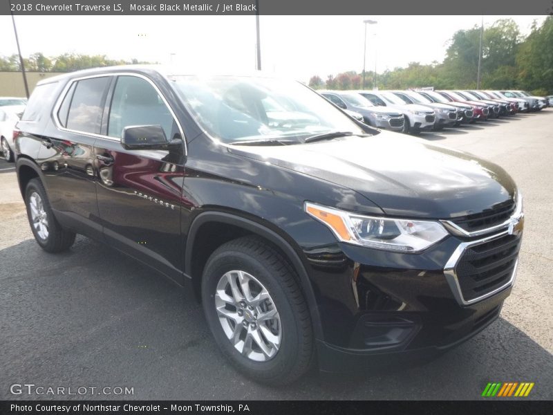 Mosaic Black Metallic / Jet Black 2018 Chevrolet Traverse LS