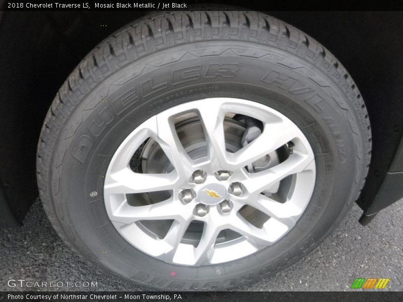 Mosaic Black Metallic / Jet Black 2018 Chevrolet Traverse LS