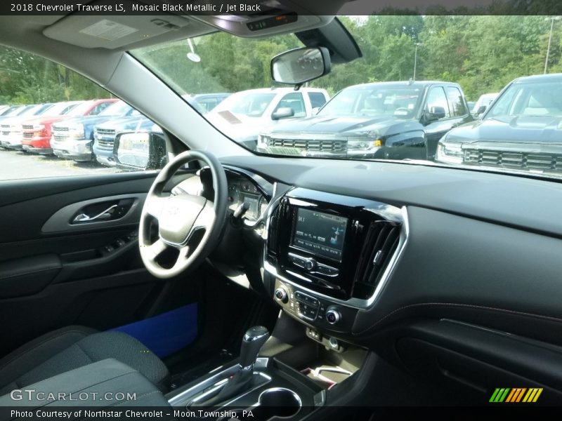 Mosaic Black Metallic / Jet Black 2018 Chevrolet Traverse LS