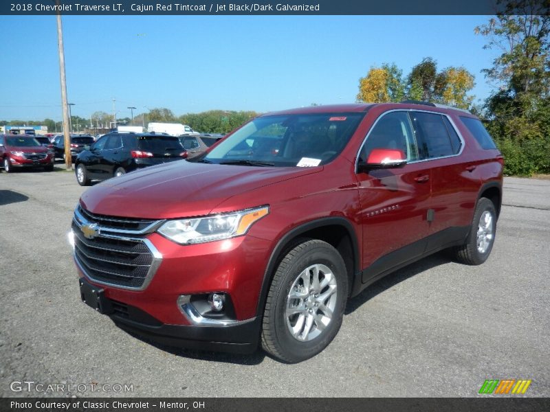 Cajun Red Tintcoat / Jet Black/Dark Galvanized 2018 Chevrolet Traverse LT