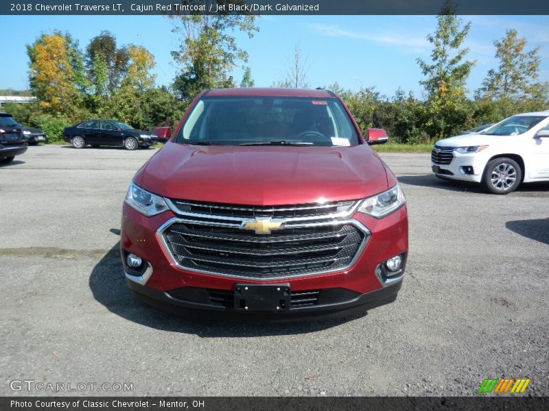 Cajun Red Tintcoat / Jet Black/Dark Galvanized 2018 Chevrolet Traverse LT
