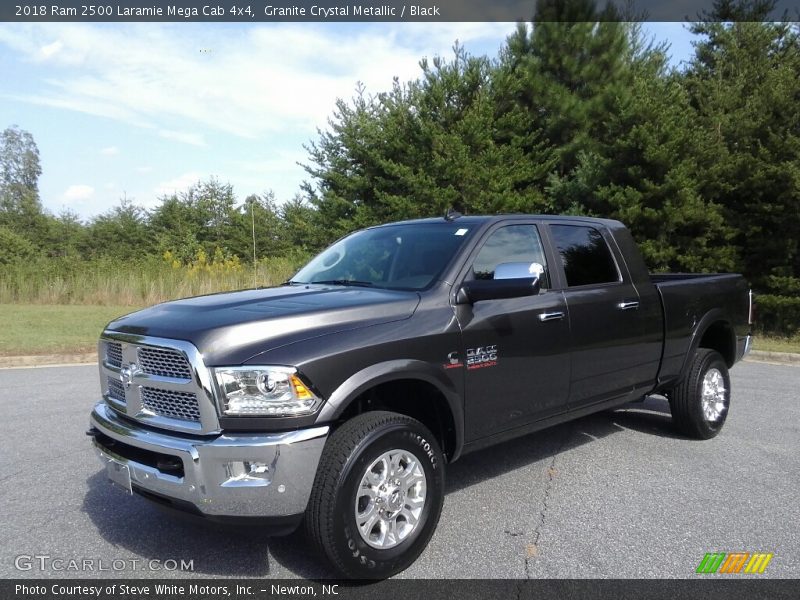 Granite Crystal Metallic / Black 2018 Ram 2500 Laramie Mega Cab 4x4