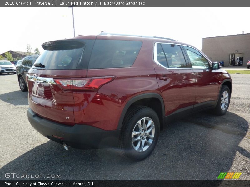 Cajun Red Tintcoat / Jet Black/Dark Galvanized 2018 Chevrolet Traverse LT