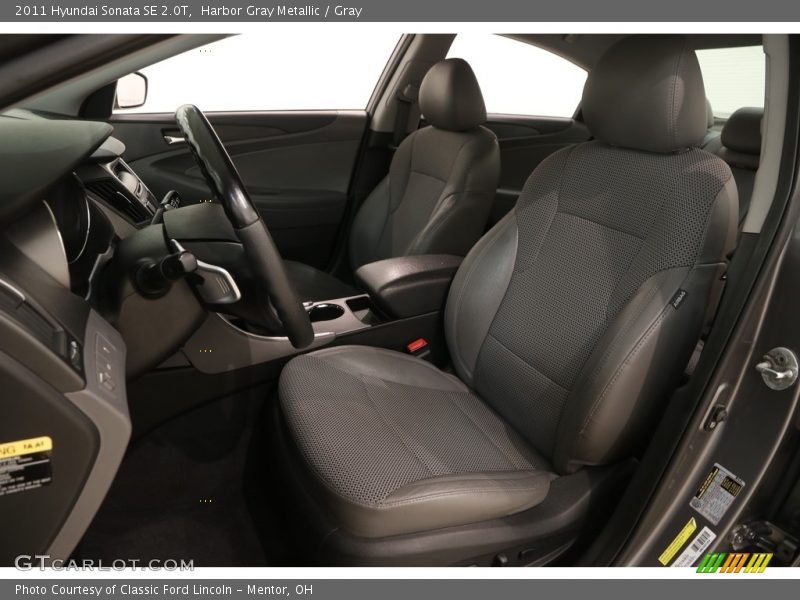 Harbor Gray Metallic / Gray 2011 Hyundai Sonata SE 2.0T
