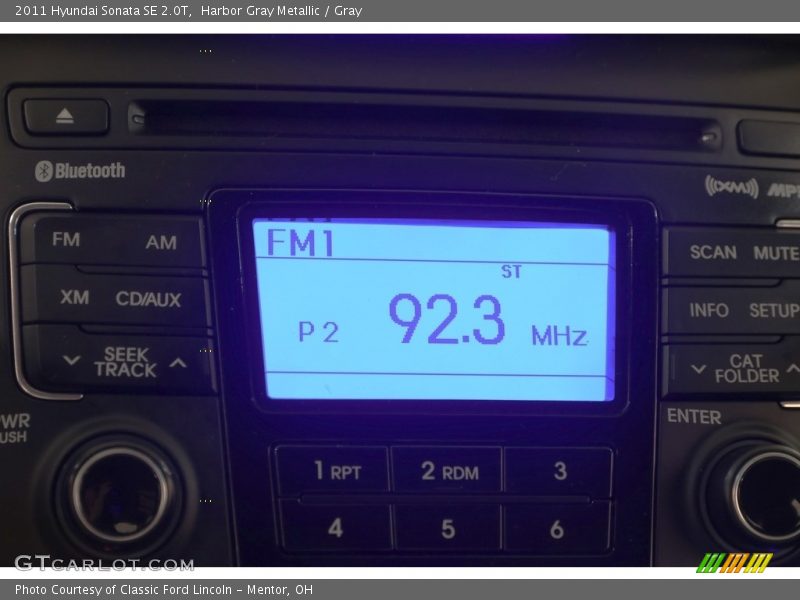 Harbor Gray Metallic / Gray 2011 Hyundai Sonata SE 2.0T