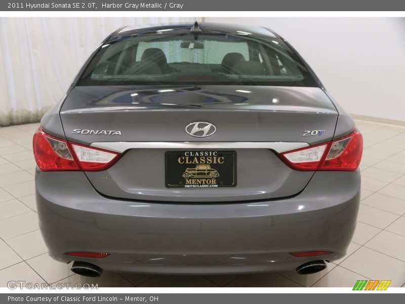 Harbor Gray Metallic / Gray 2011 Hyundai Sonata SE 2.0T