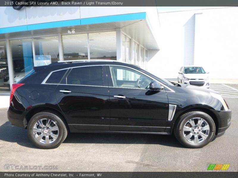 Black Raven / Light Titanium/Ebony 2015 Cadillac SRX Luxury AWD