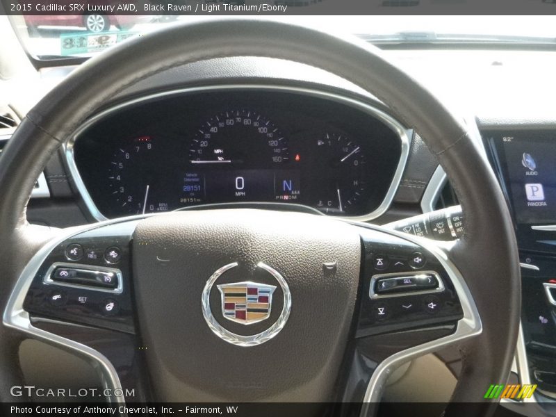Black Raven / Light Titanium/Ebony 2015 Cadillac SRX Luxury AWD