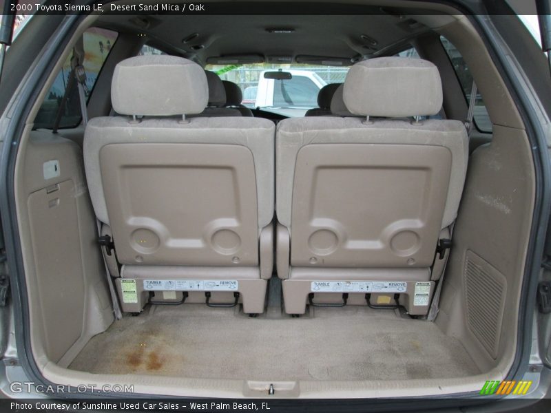 Desert Sand Mica / Oak 2000 Toyota Sienna LE