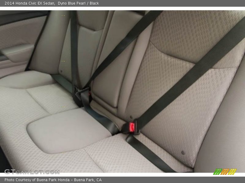 Dyno Blue Pearl / Black 2014 Honda Civic EX Sedan
